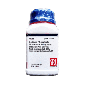 Sodium Phosphate Monobasic Dihydrate extrapure AR, 99%, 500g