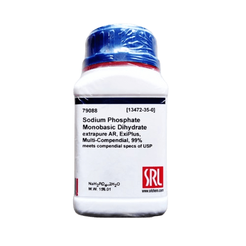 Sodium Phosphate Monobasic Dihydrate extrapure AR, 99%, 500g