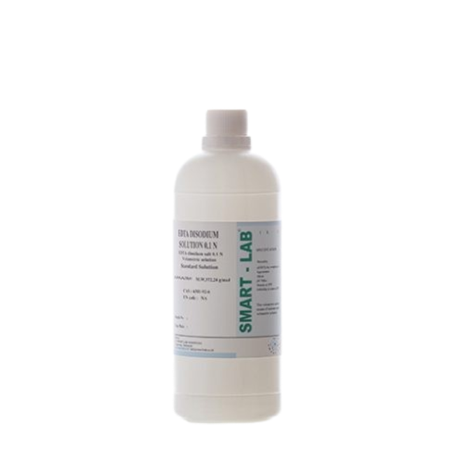 EDTA disodium solution 0.1 N, C10H14N2Na2O8.2H2O