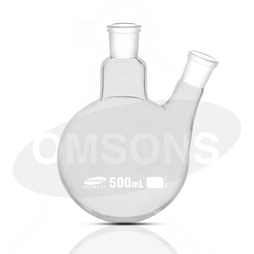 Round Bottom Flask Two Necks Angular _ESMC, Germany