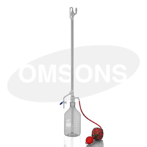 Burettes Automatic Straight Bore Glass Key with Screw Thread _ESMC, Germany