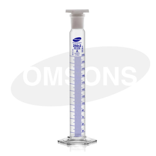 Measuring Cylinder Graduated with Hexagonal Base Class A _ESMC, Germany
