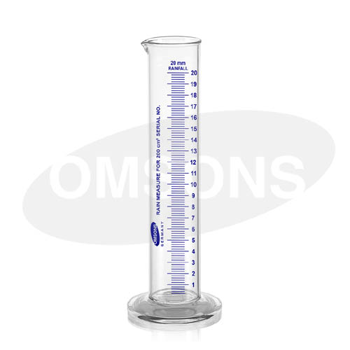 Cylinders Rain Measure Round Base Metric Scale Graduated _ESMC, Germany