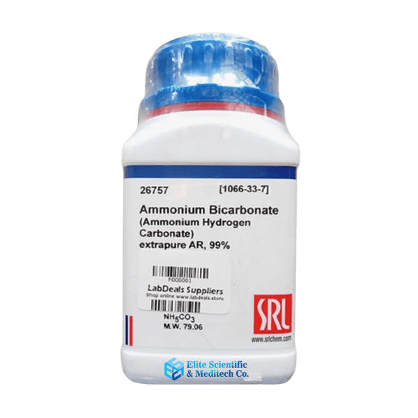Ammonium Bicarbonate Extrapure AR Grade (NH5CO3), 99% 500Gm