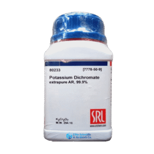 Potassium Dichromate pure AR (K2Cr2O7), 99.9% 500Gm