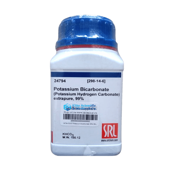 Potassium Bicarbonate Extrapure, 99%, 500Gm