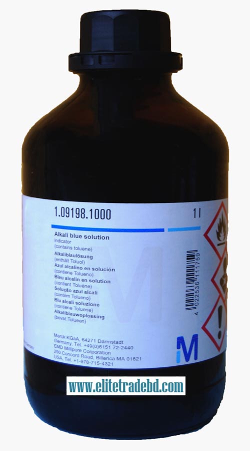 Alkali blue solution