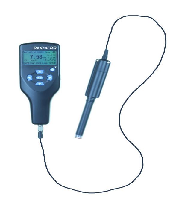 Optical portable dissolved oxygen meter, DOS-118G