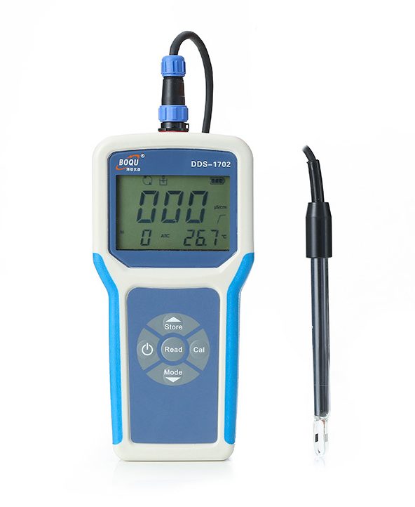 Portable conductivity meter, DDS-1702