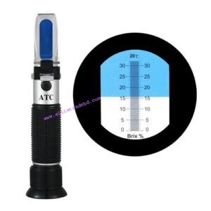 Hand refractometer 0-32% brix for sugar test
