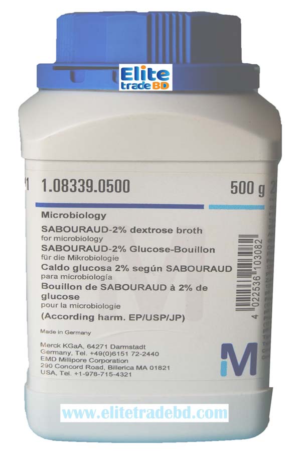 SABOURAUD-2% dextrose broth for microbiology (According harm EP USP JP)