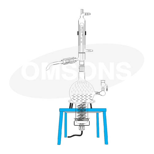 Spares for above Distillation Unit Flask with Heater _ESMC, Germany