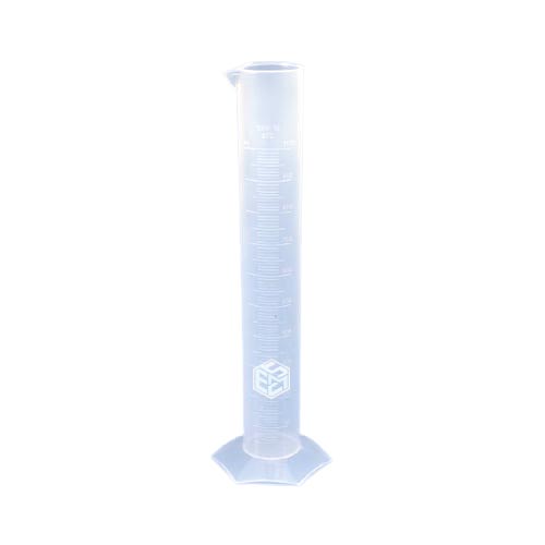Plastic Measuring Cylinder 250 ml White color ESMC-Polylab