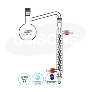 Distilling Apparatus with Graham Condenser _ESMC, Germany