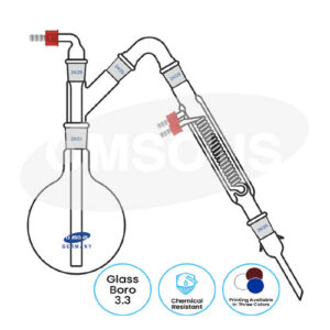 Steam Distillation Assembly Adapters Two Necks _ESMC, Germany