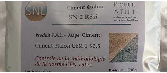 Reference cement