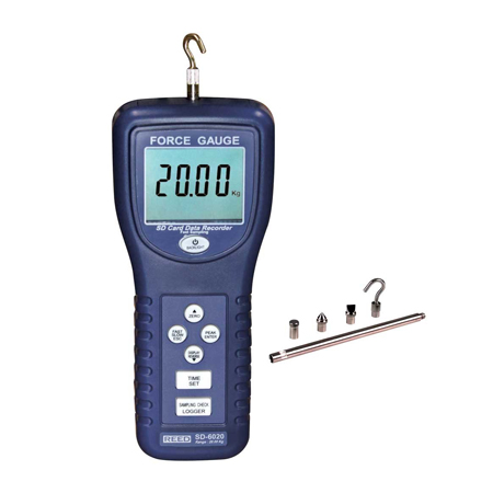 Data Logging Force Gauge, 44 lbs/20 kg, SD-6020