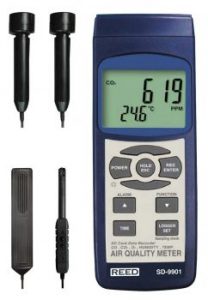 Data Logging Indoor Air Quality Meter, REED SD-9901