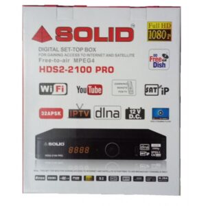 SOLID HDS2-2100Pro Full HD DVB-S2 Set-Top Box with remote