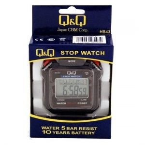 Digital stop watch, Q&Q, Japan