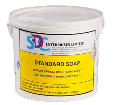 Standard Soap without OBA, 1.5kg/tub SDC, UK
