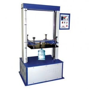 Digital top load tester for jars max cap. of machine set 80%