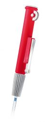 Pipette pumps with rapid release lever